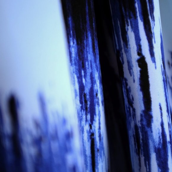 COPY - Pippa & Julie blue abstract scuba dress size 12 - Picture 10 of 11